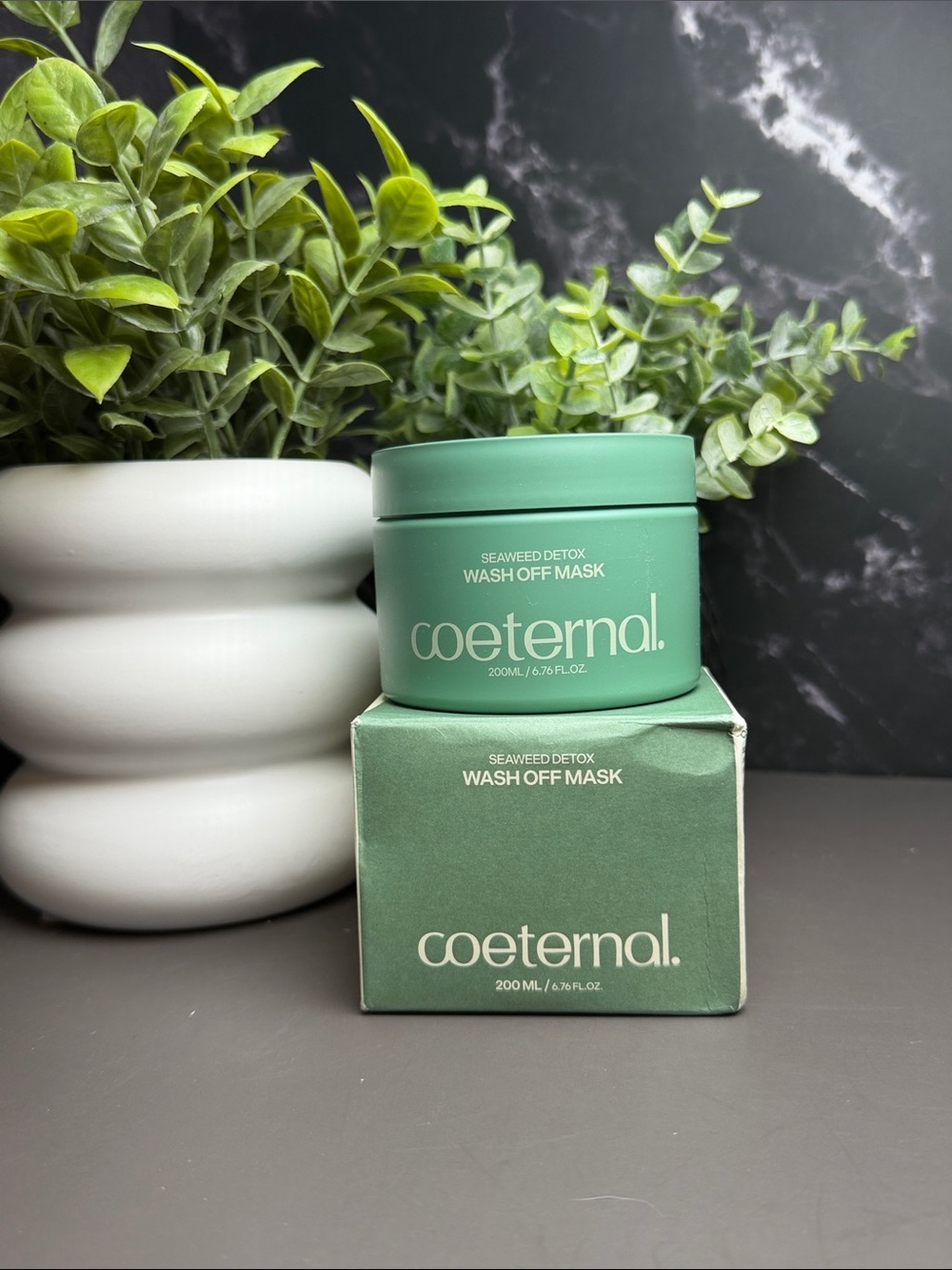 Coeternal Seaweed Detox Wash-Off Mask — Mint Green